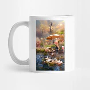 The Coffee Teal ocean Pond | Sunset Pond Cafe Mug